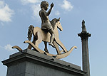 Trafalgar Square with the Monument