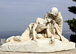 Marseille, la Passion du Christ devant la Basilique Notre Dame de la Garde