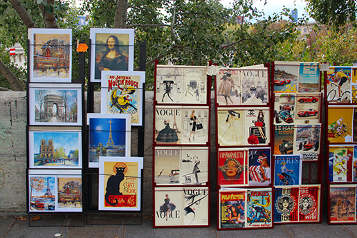 Un bouquiniste de la rive droit de la Seine
